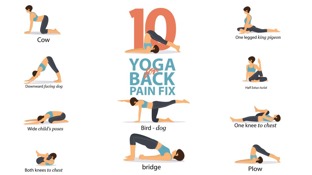 10 Yoga poses to relieve back pain - TrendyModa